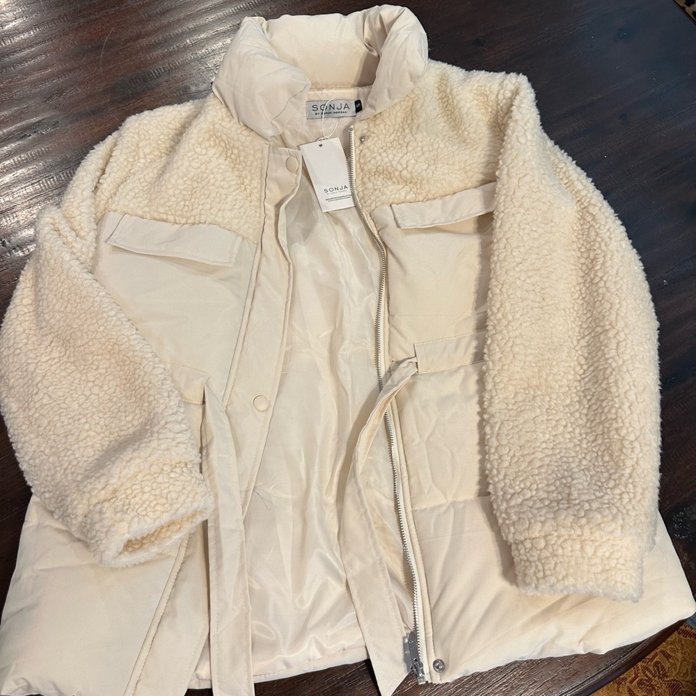 Puffer Sherpa Coat- Sonja by Sonja Morgan